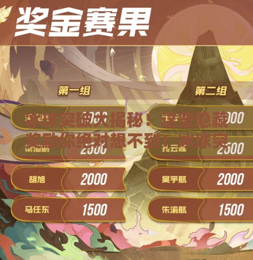 冰球突破大揭秘!这些隐藏奖励你绝对想不到!冰球突破有哪些奖励