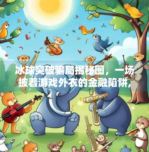 冰球突破骗局揭秘图，一场披着游戏外衣的金融陷阱,冰球突破骗局揭秘图