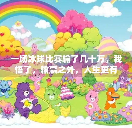 一场冰球比赛输了几十万，我悟了，输赢之外，人生更有价值,玩冰球突破输了几十万