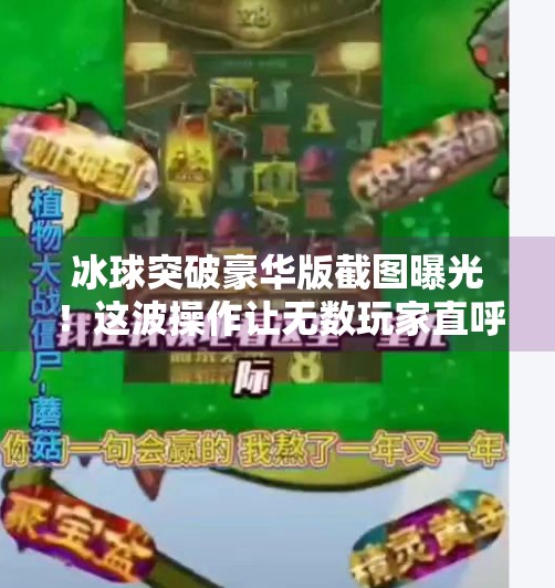 冰球突破豪华版截图曝光!这波操作让无数玩家直呼真香!冰球突破豪华版截图